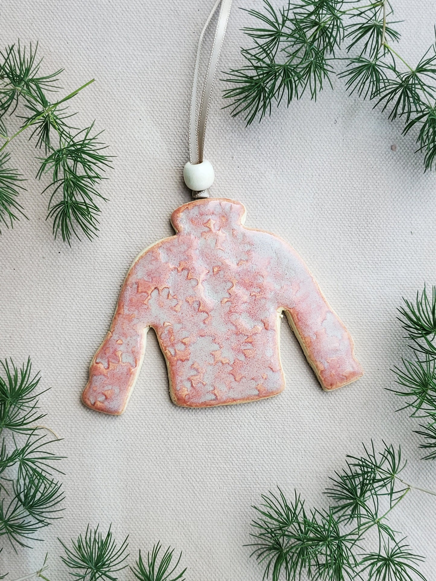 Sweater Ornament in Kimchi