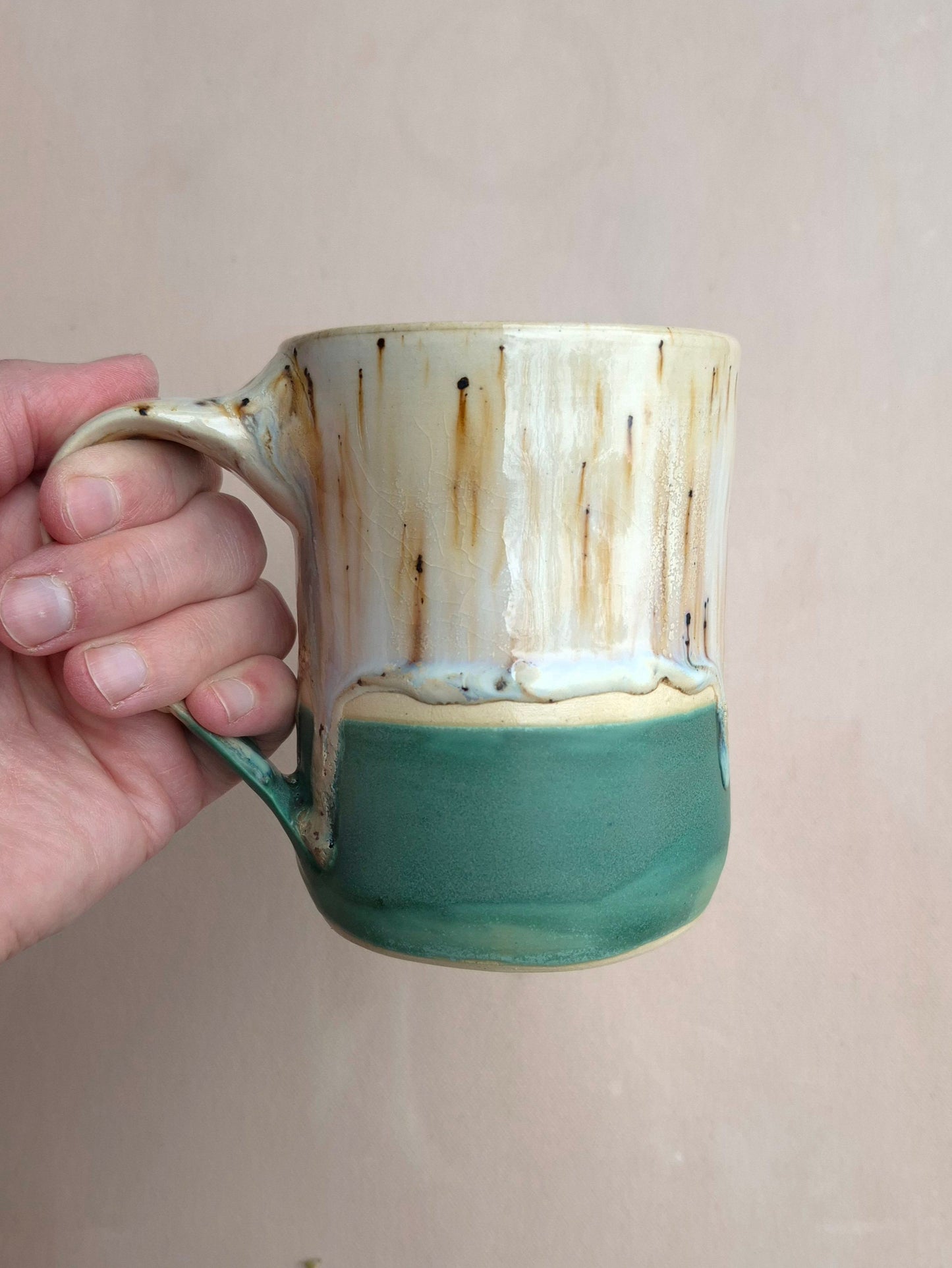 Diner Mug in Winterwood & Satin Patina