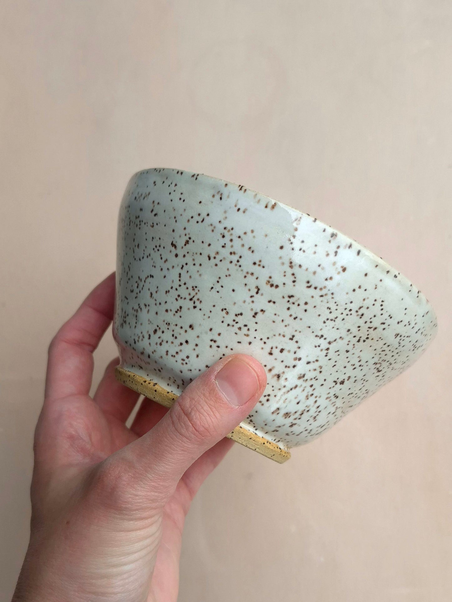 Speckled Bowl in Eggshell