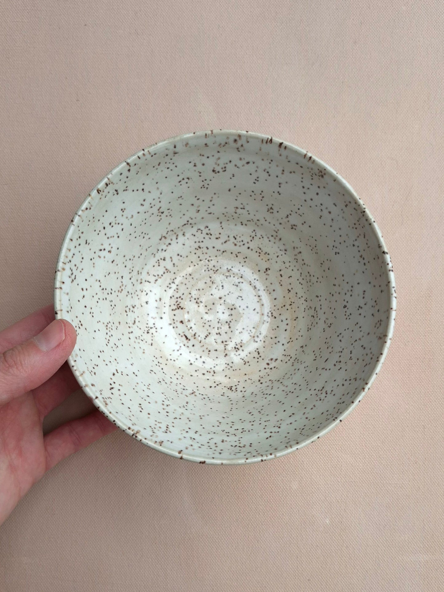 Speckled Bowl in Eggshell