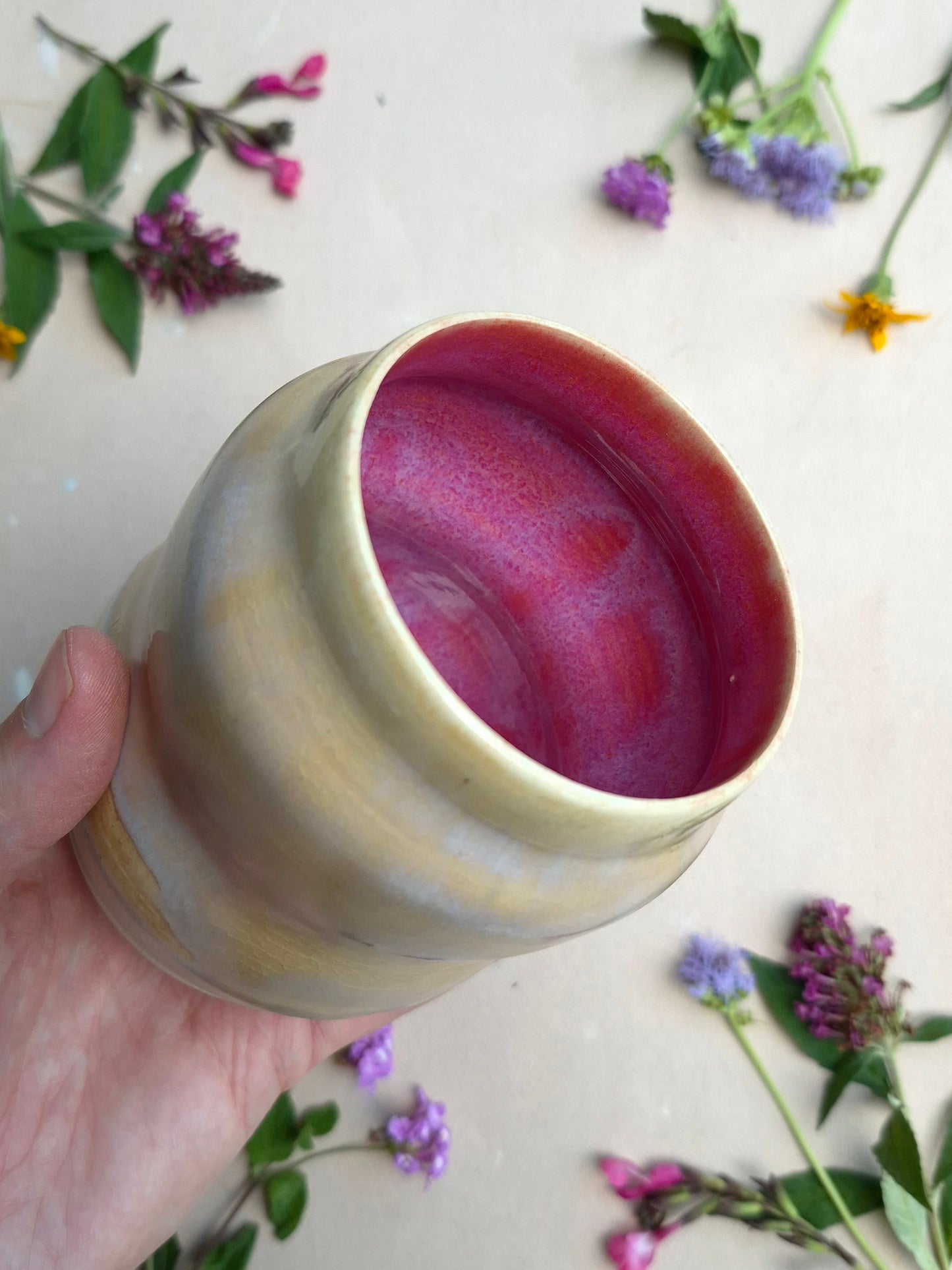 Vase in Rose Quartz