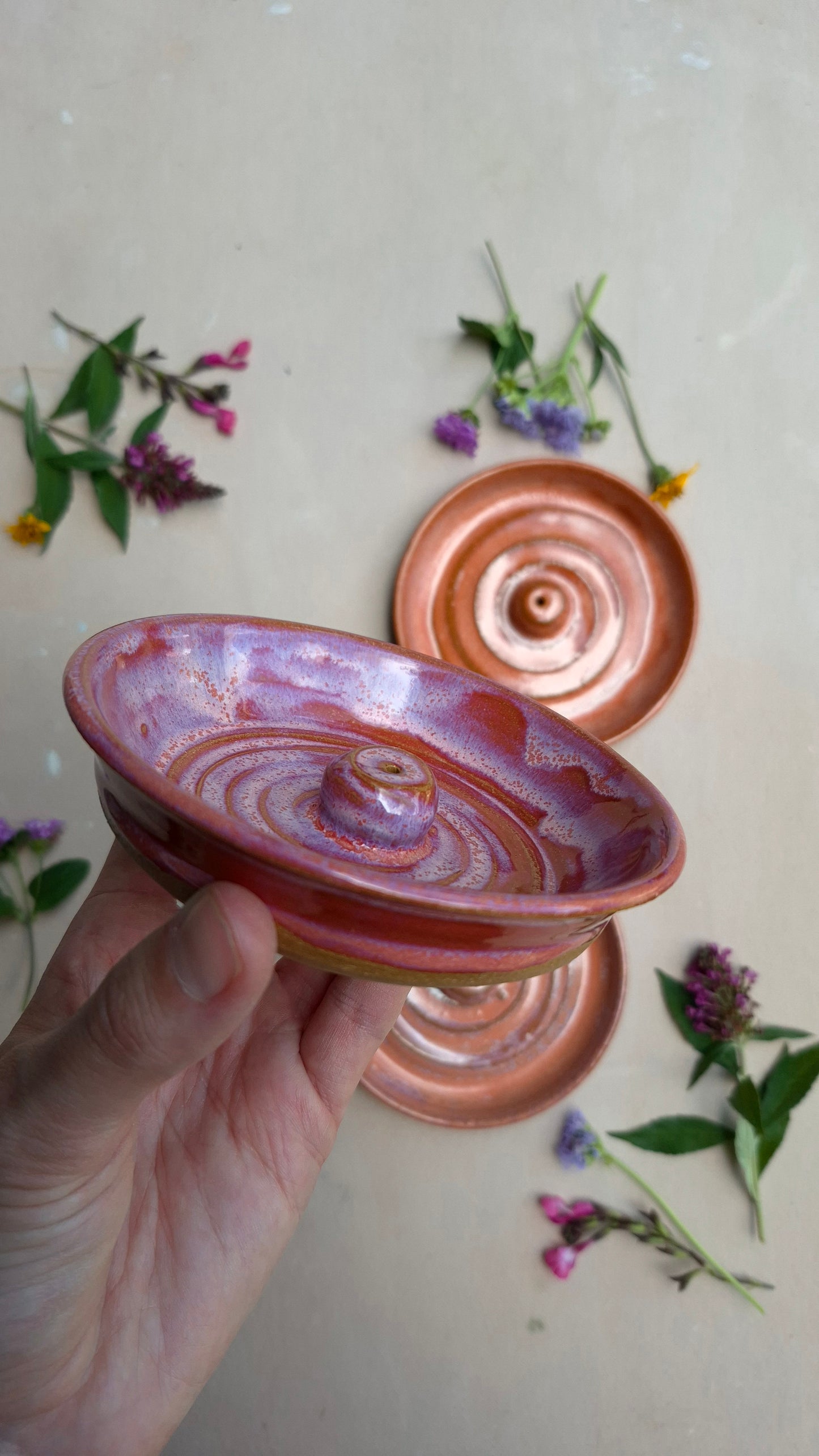 Incense Burner in Bougainvillea