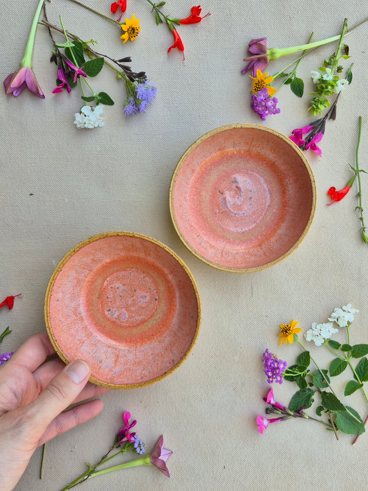 Speckled Bowl in Sunrise