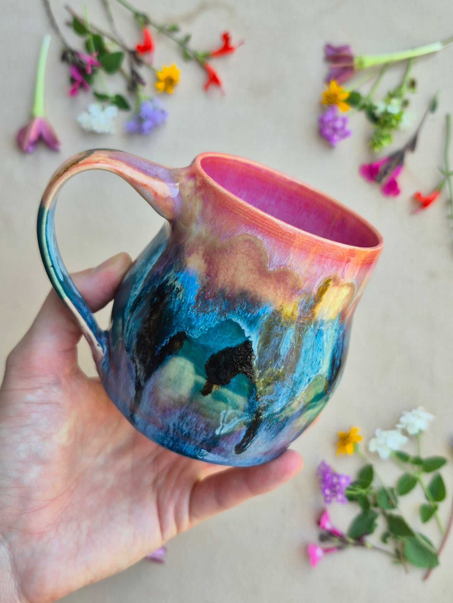Cabin Mug in Sparkle Moon Dreams