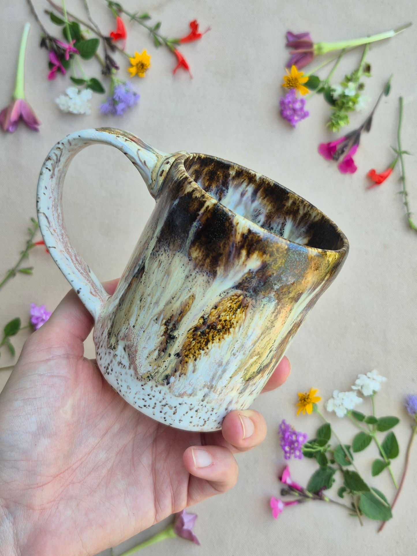Mug in Speckled Tea Dust