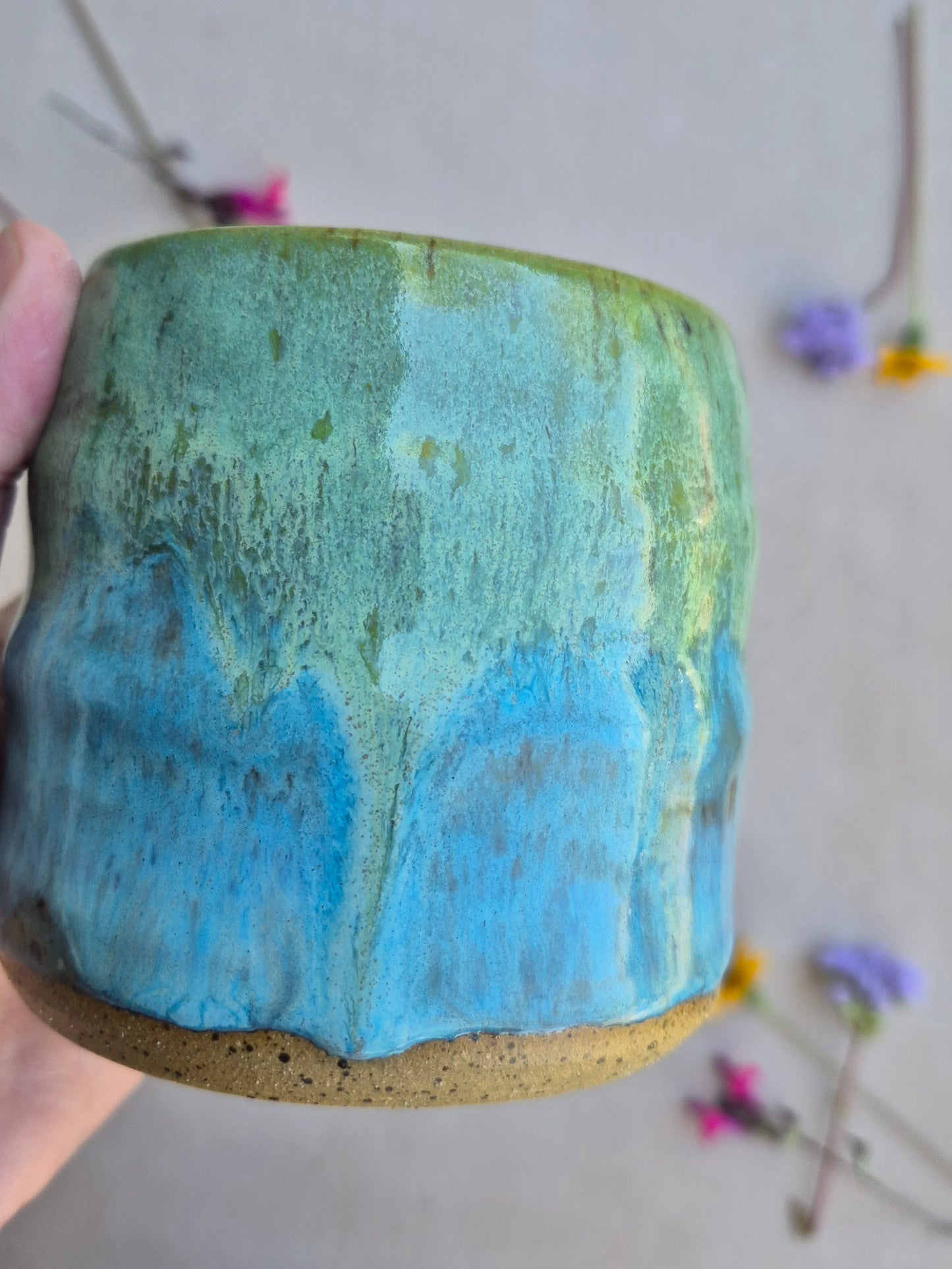 Bubble Mug in Turquoise Cactus