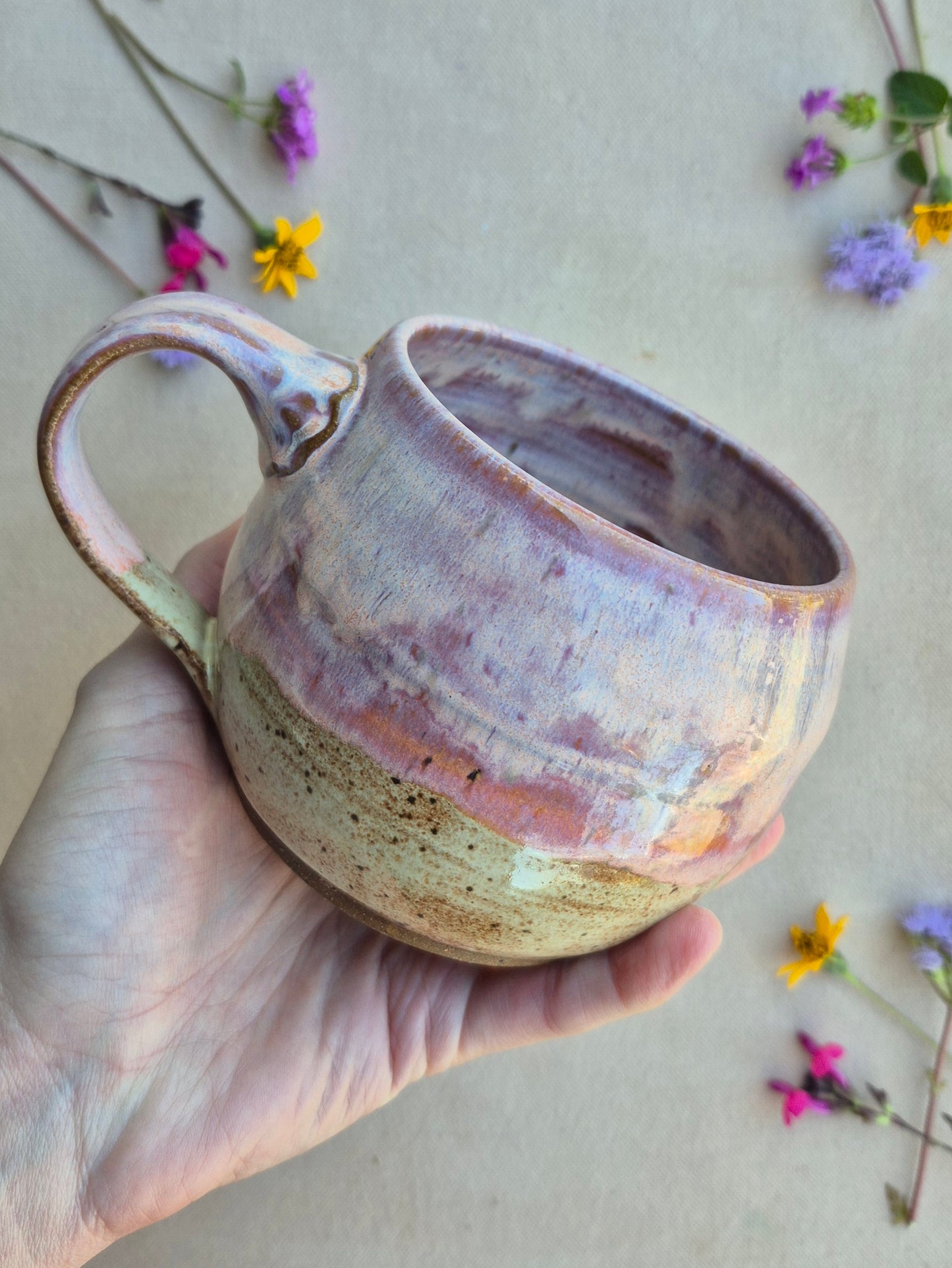 Round Mug in Sunrise Shino