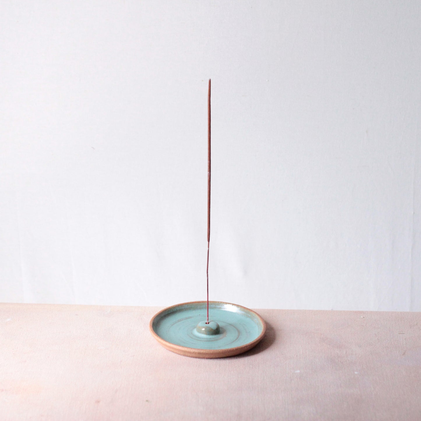 Incense Burner in Green Stone