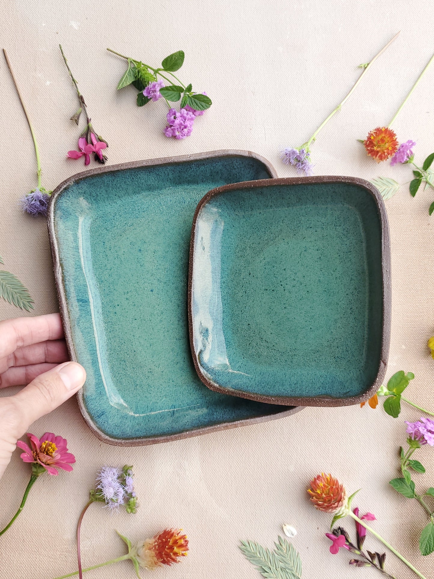 Dynamic Duo Tray Set in Kiwi