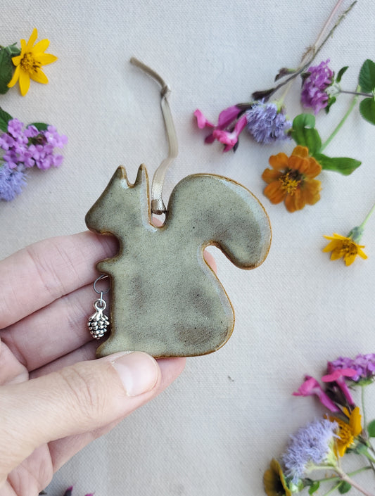 Squirrel Ornament 3