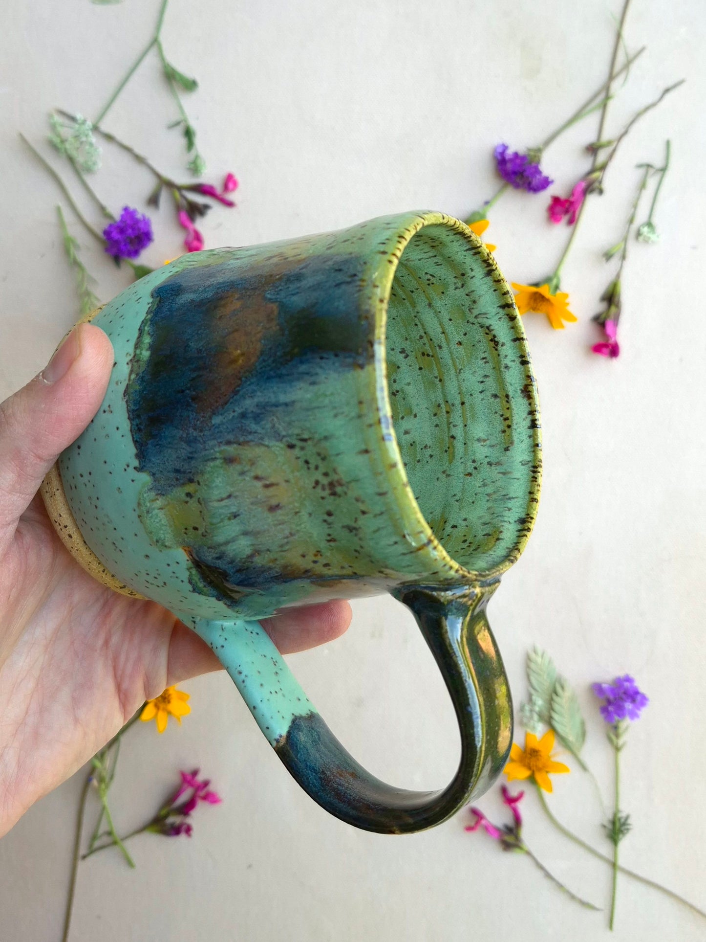 Speckled Mug in Blue Lagoon