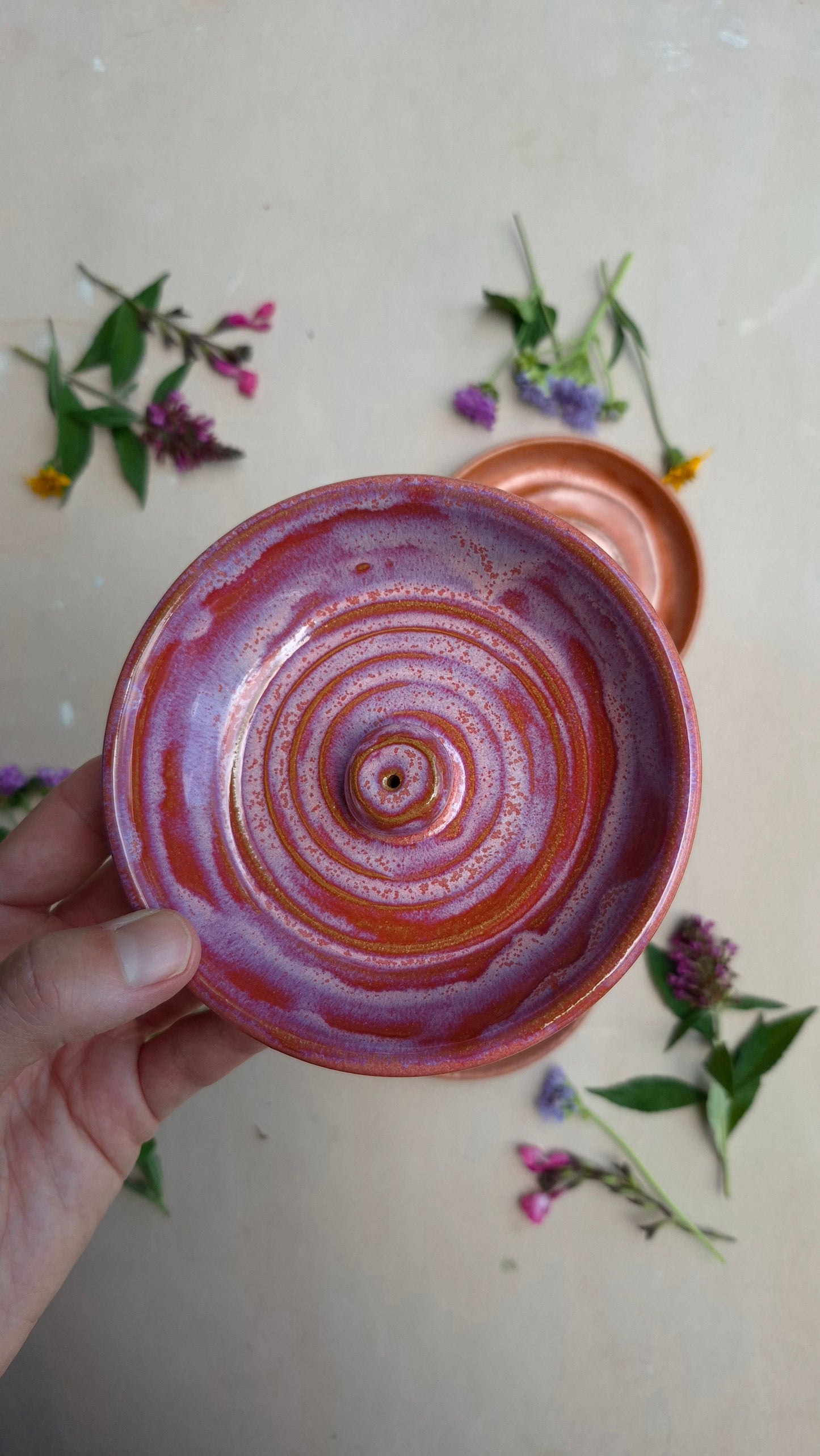 Incense Burner in Bougainvillea
