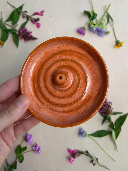 Incense Burner in Papaya