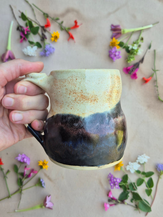 Cabin Mug in Charcoal and Shino