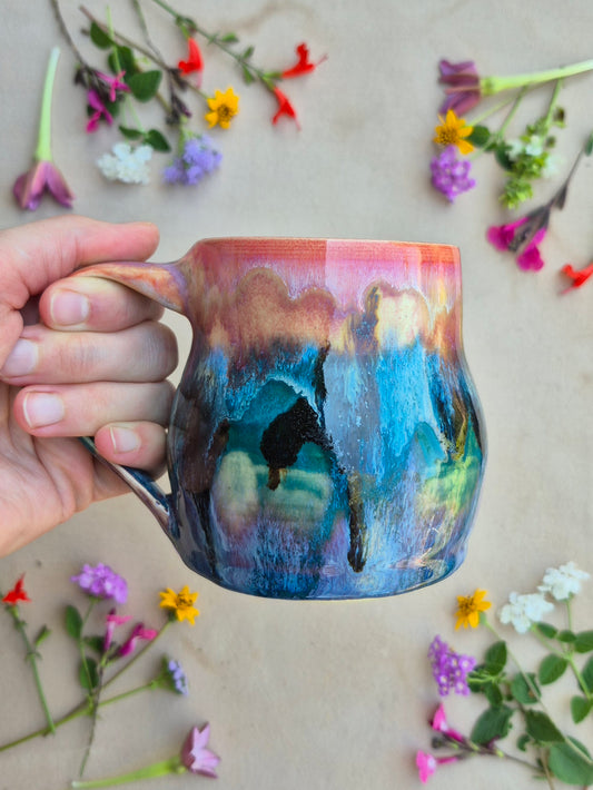 Cabin Mug in Sparkle Moon Dreams