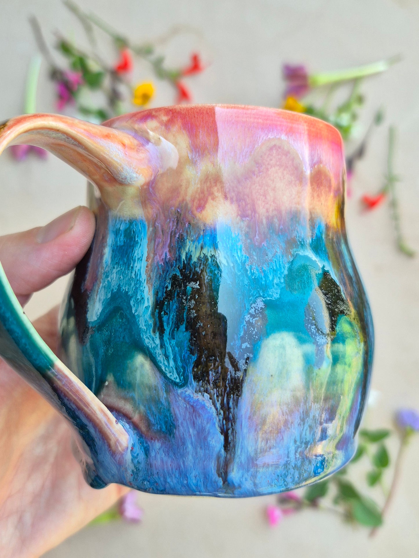 Cabin Mug in Sparkle Moon Dreams