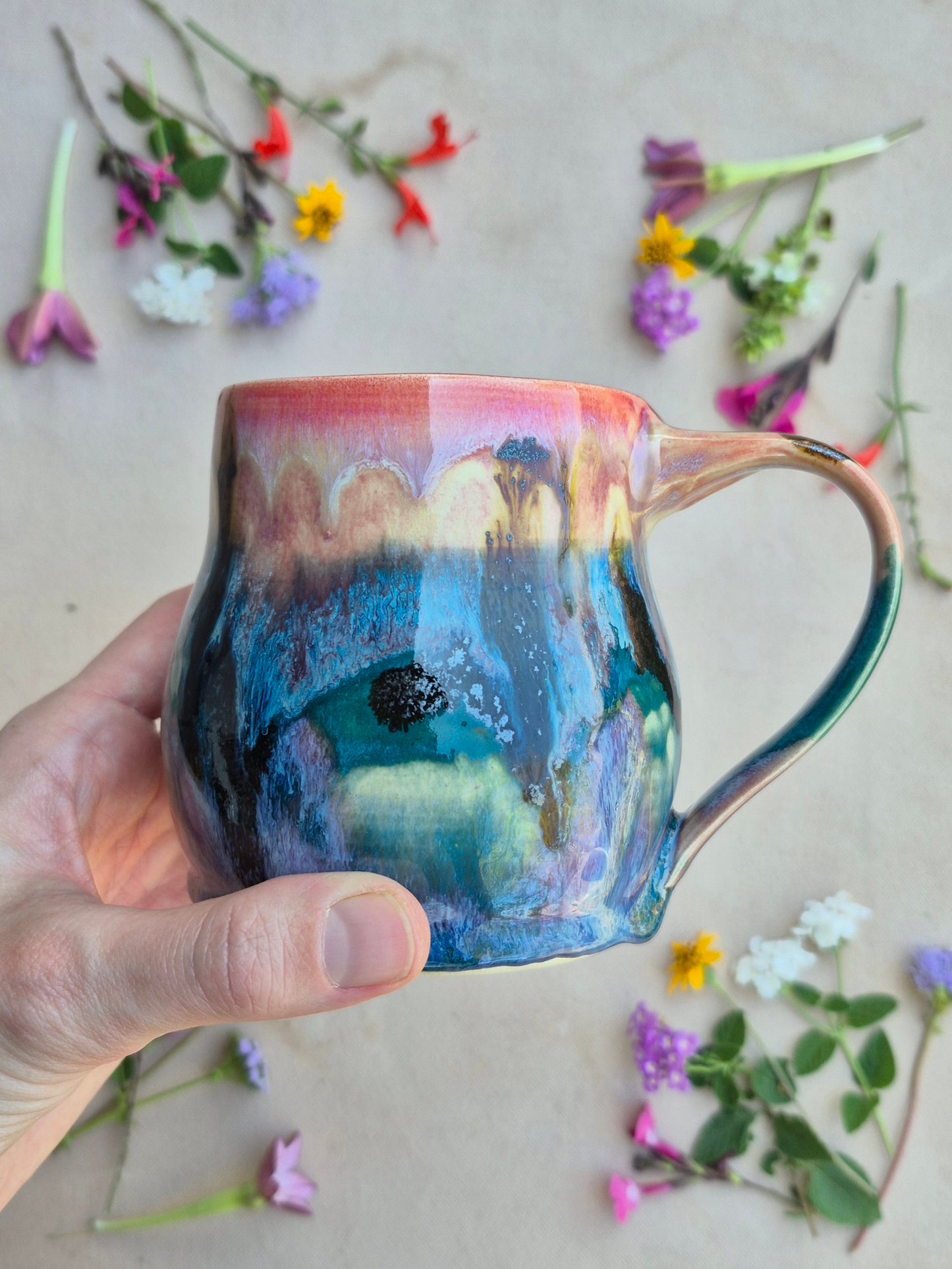 Cabin Mug in Sparkle Moon Dreams