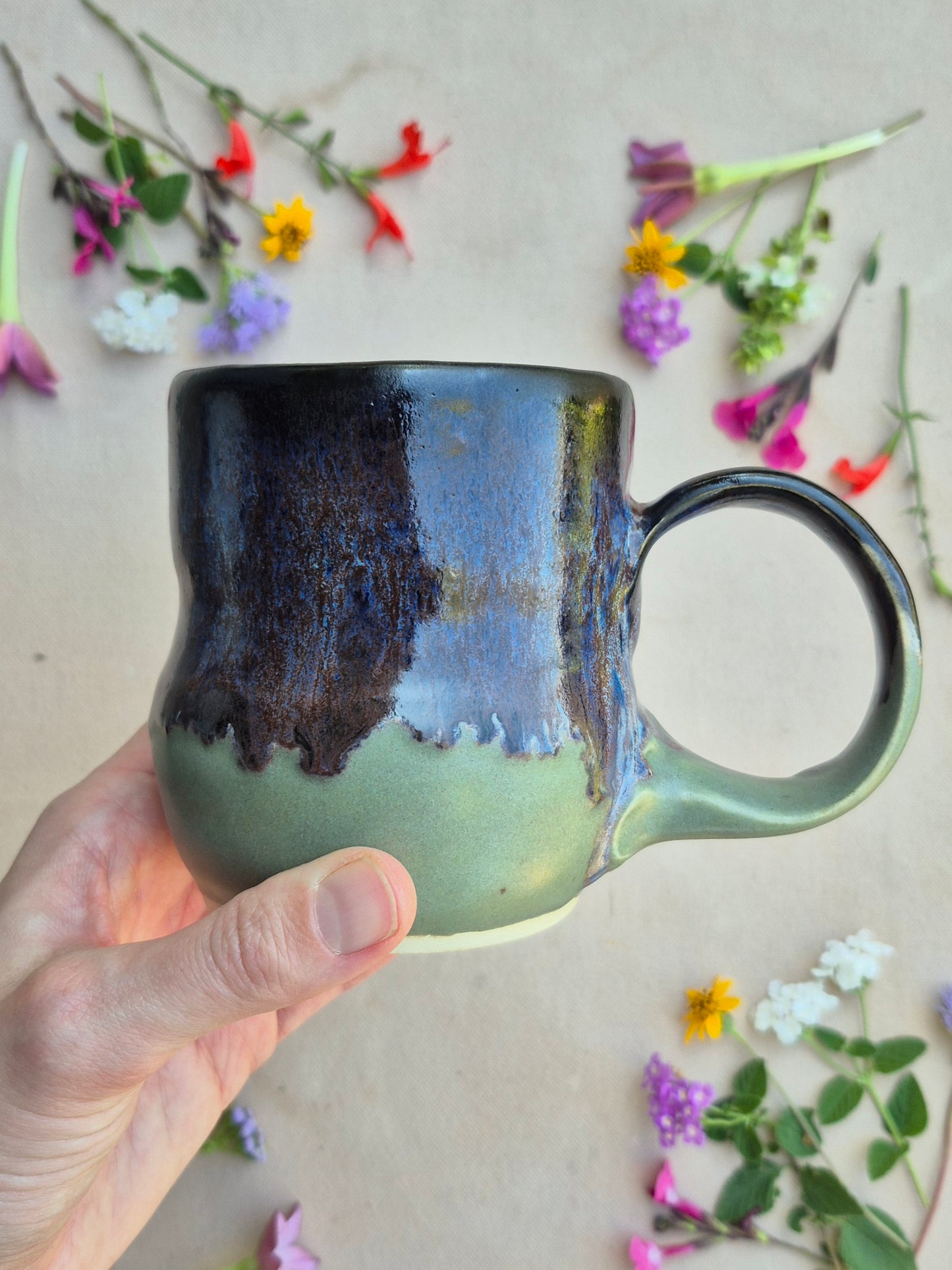 Mug in Mossy Artichoke