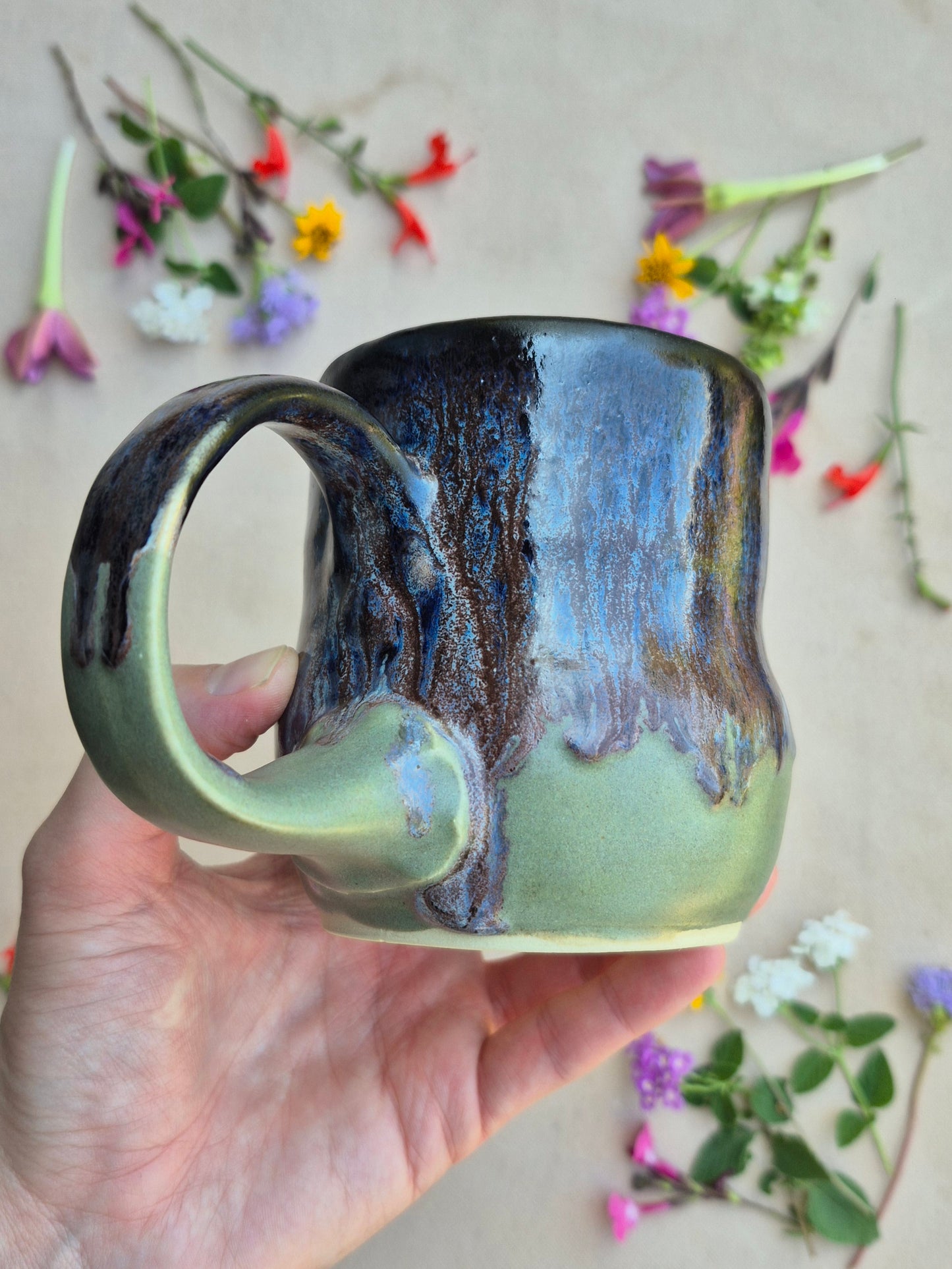 Mug in Mossy Artichoke