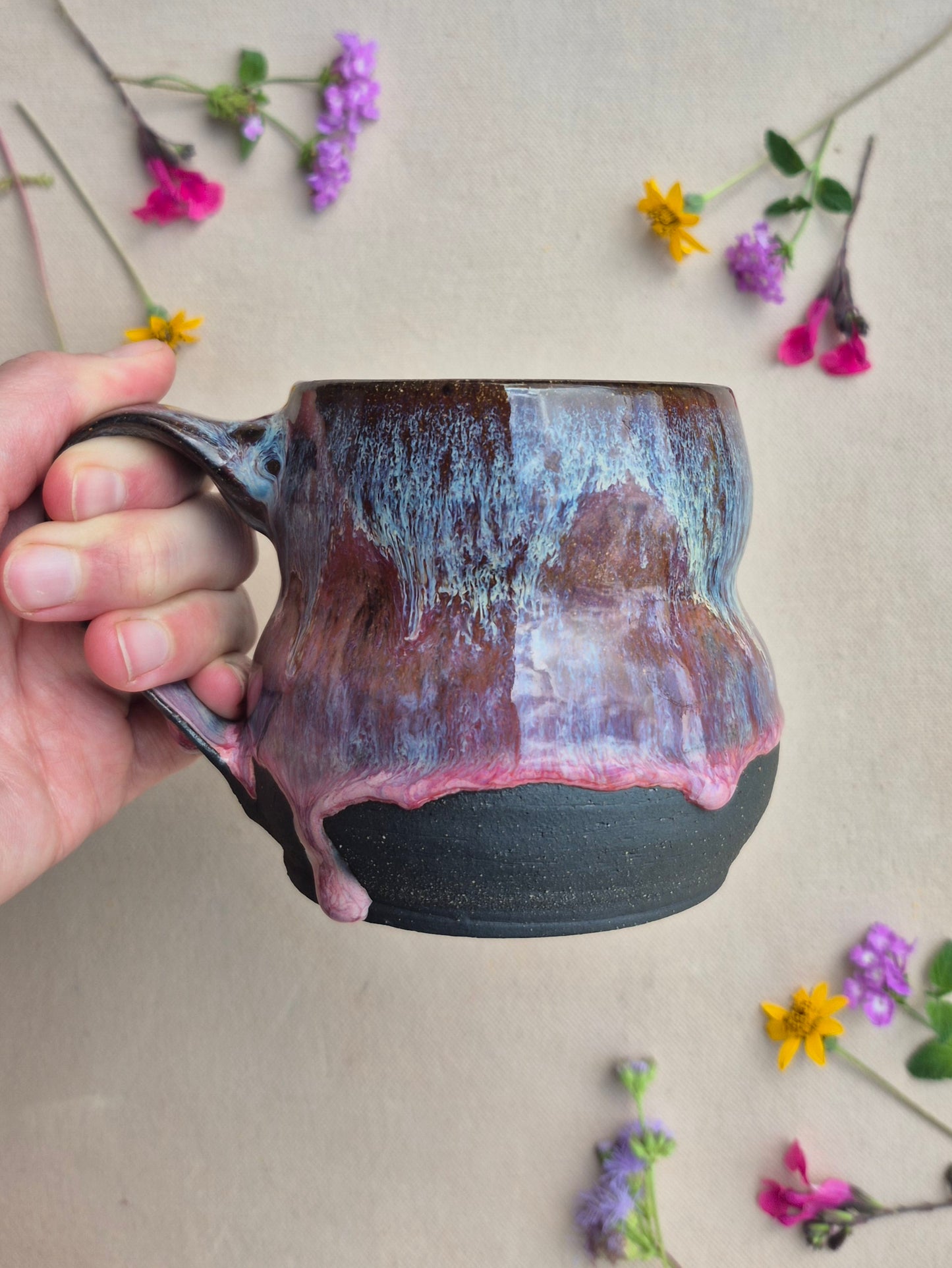 Cabin Mug in Burgundy Purple