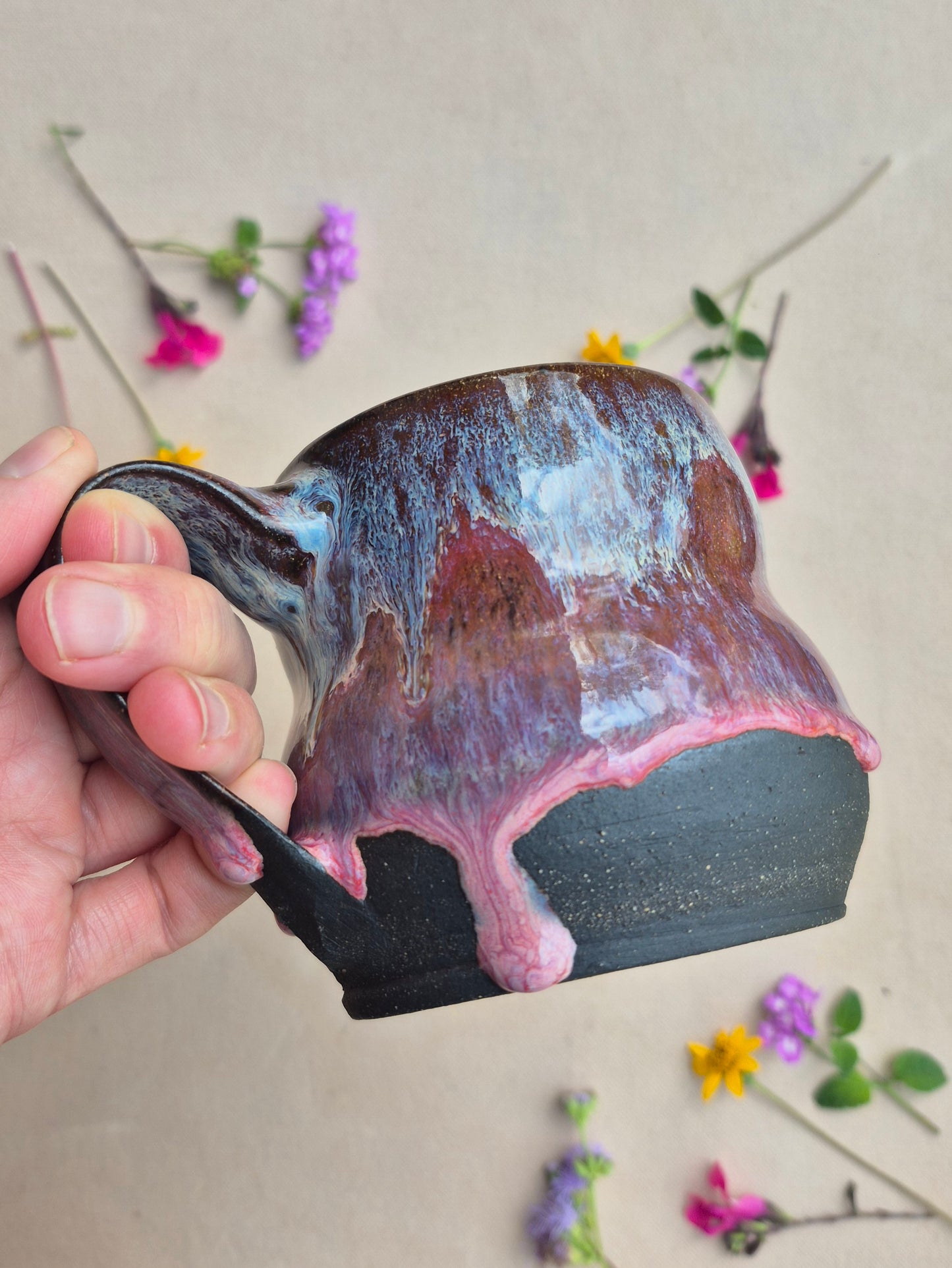 Cabin Mug in Burgundy Purple