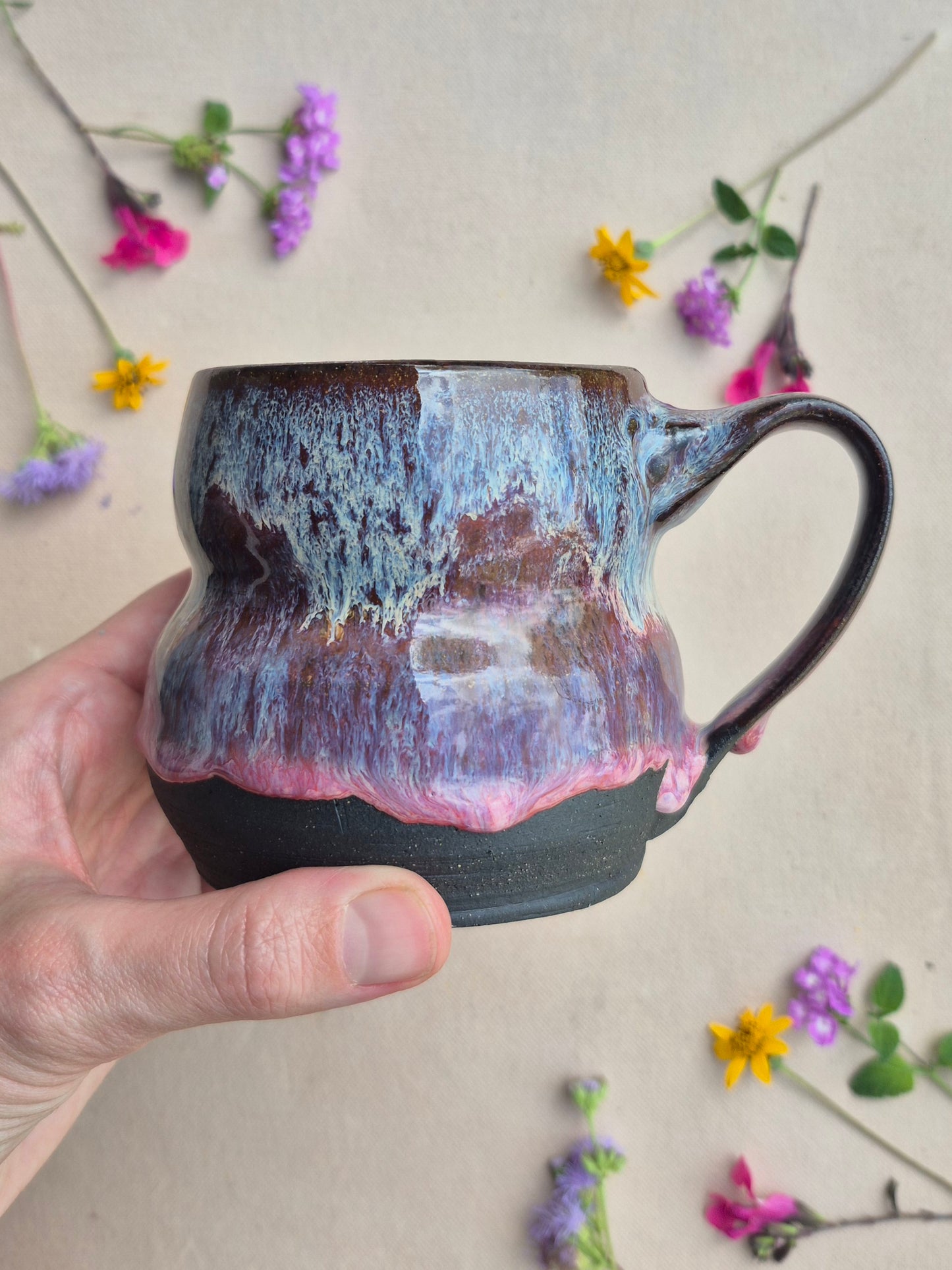 Cabin Mug in Burgundy Purple