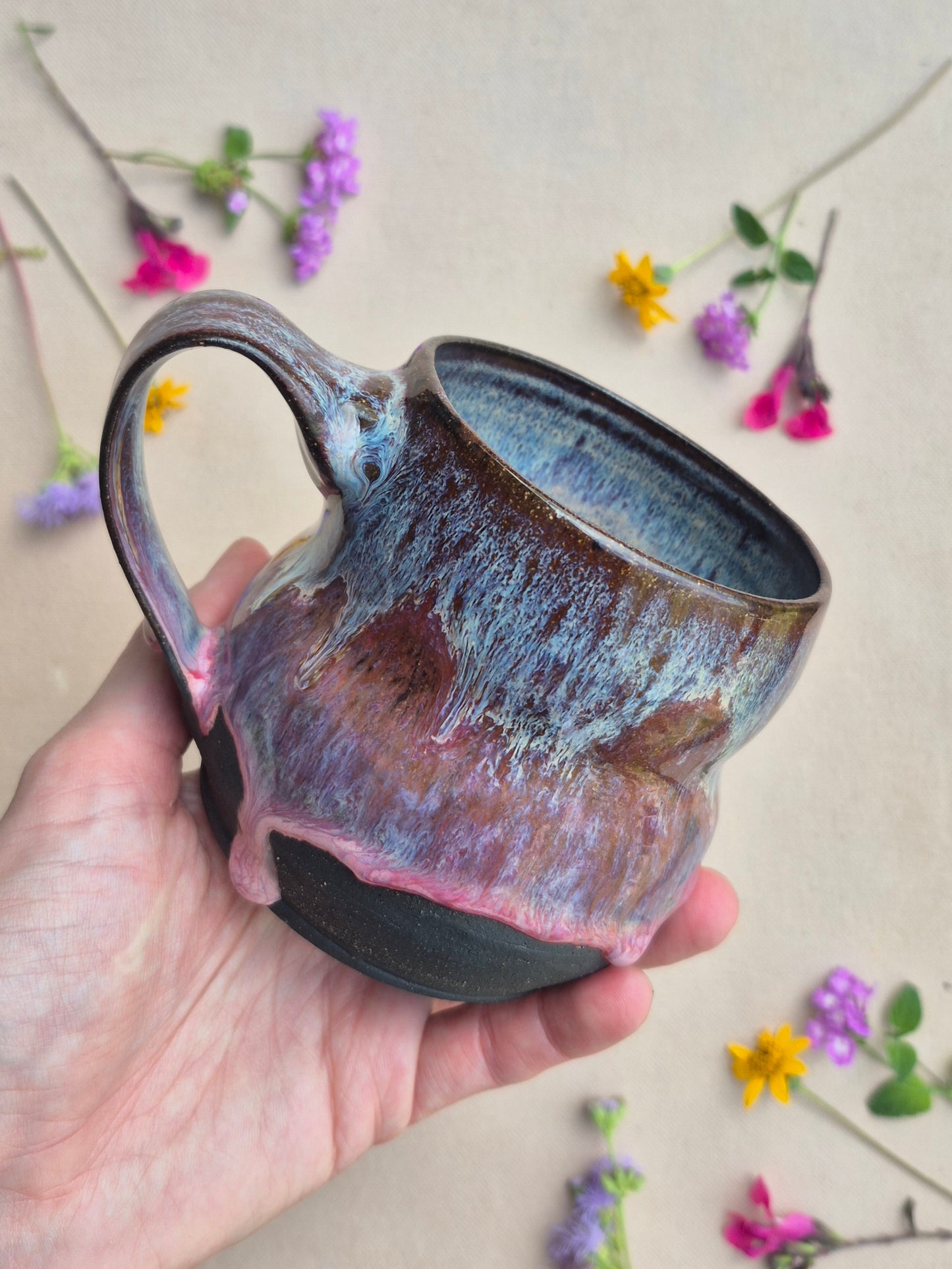 Cabin Mug in Burgundy Purple