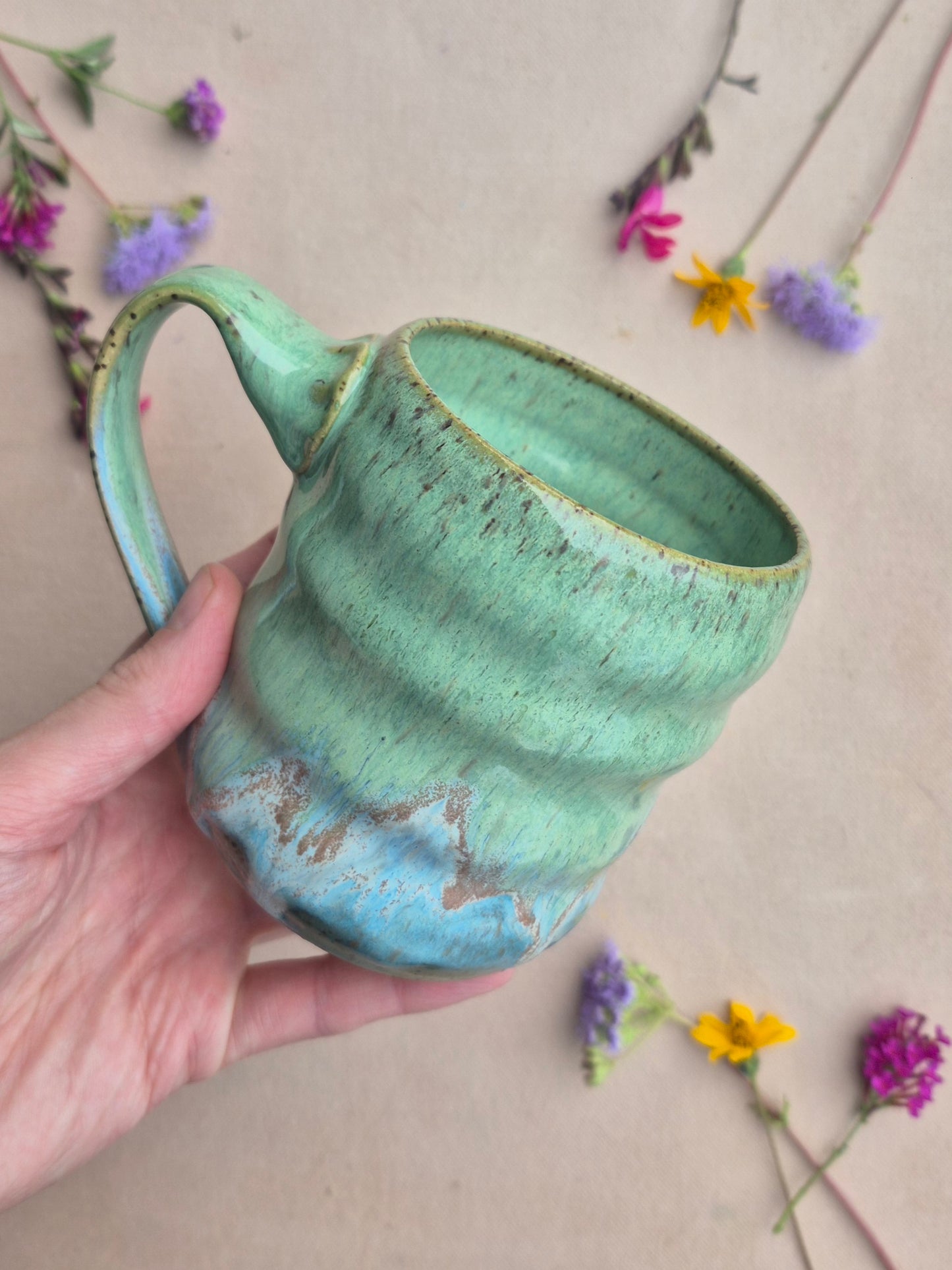 Bubble Mug in Cactus Turquoise