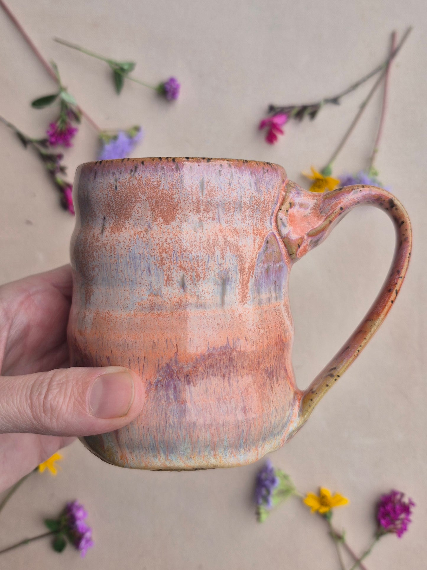 Bubble Mug in Papaya Sunrise