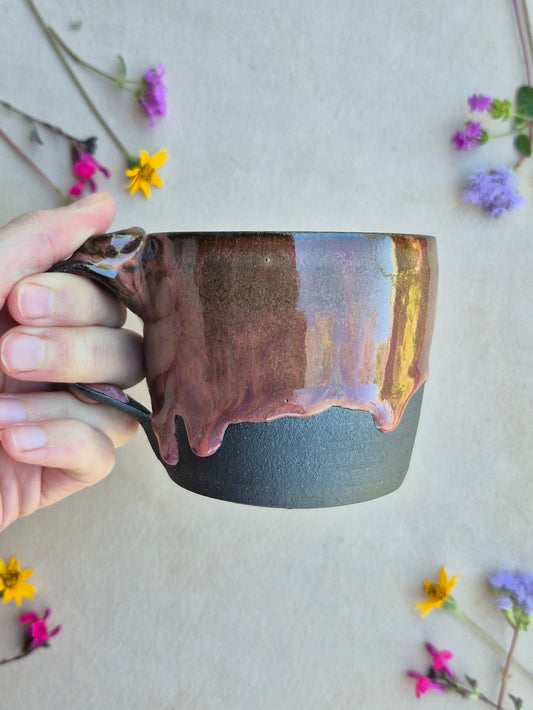 Diner Mug in Burgundy Sunrise