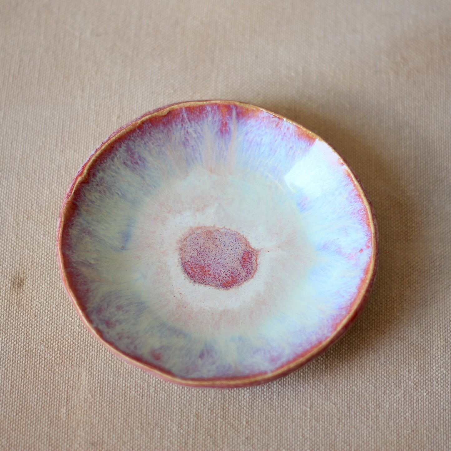 Trinket Dish in Sangria Pearl