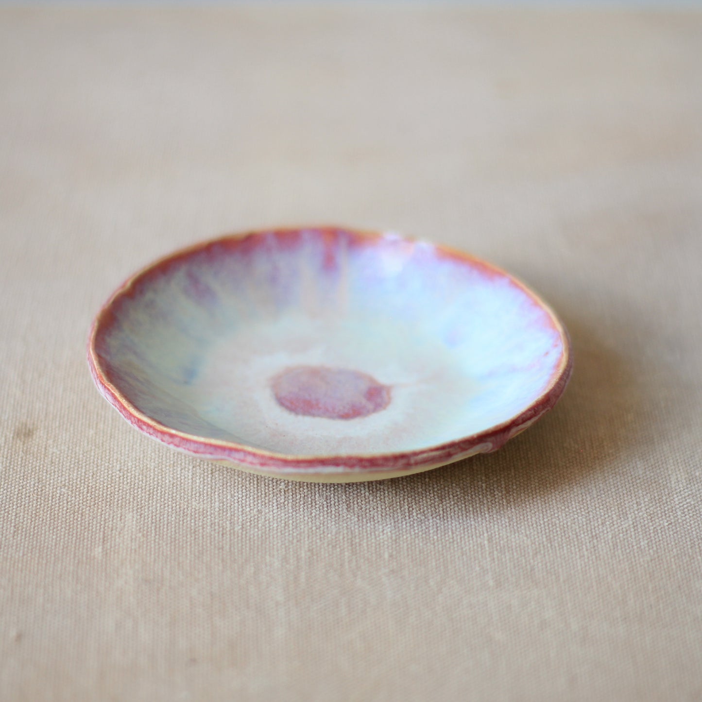 Trinket Dish in Sangria Pearl