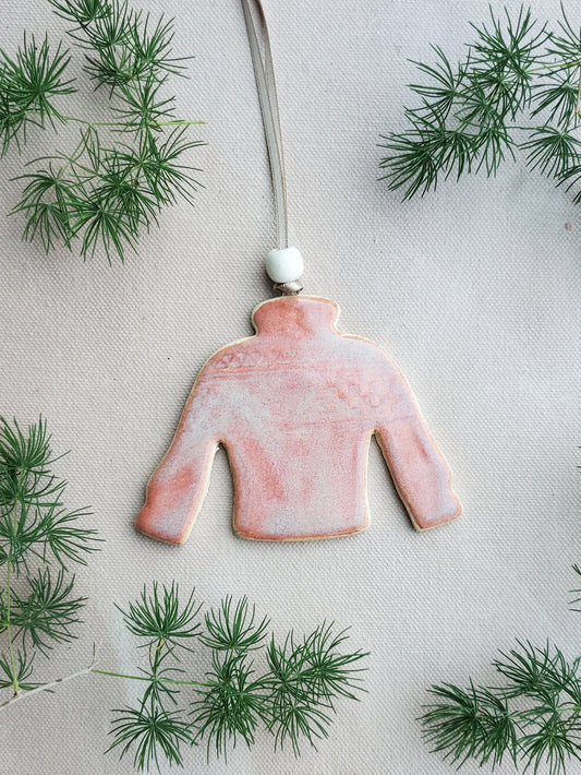 Sweater Ornament in Kimchi 2